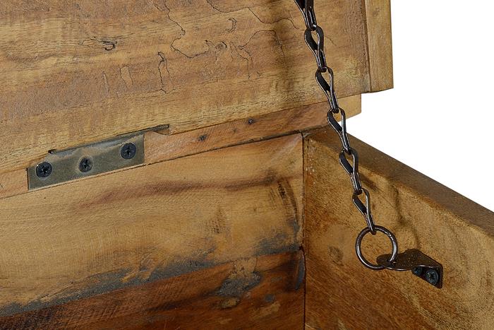 Masa de Cafea din Lemn Reciclat cu 5 Sertare si Depozitare Mare Giner y Colomer