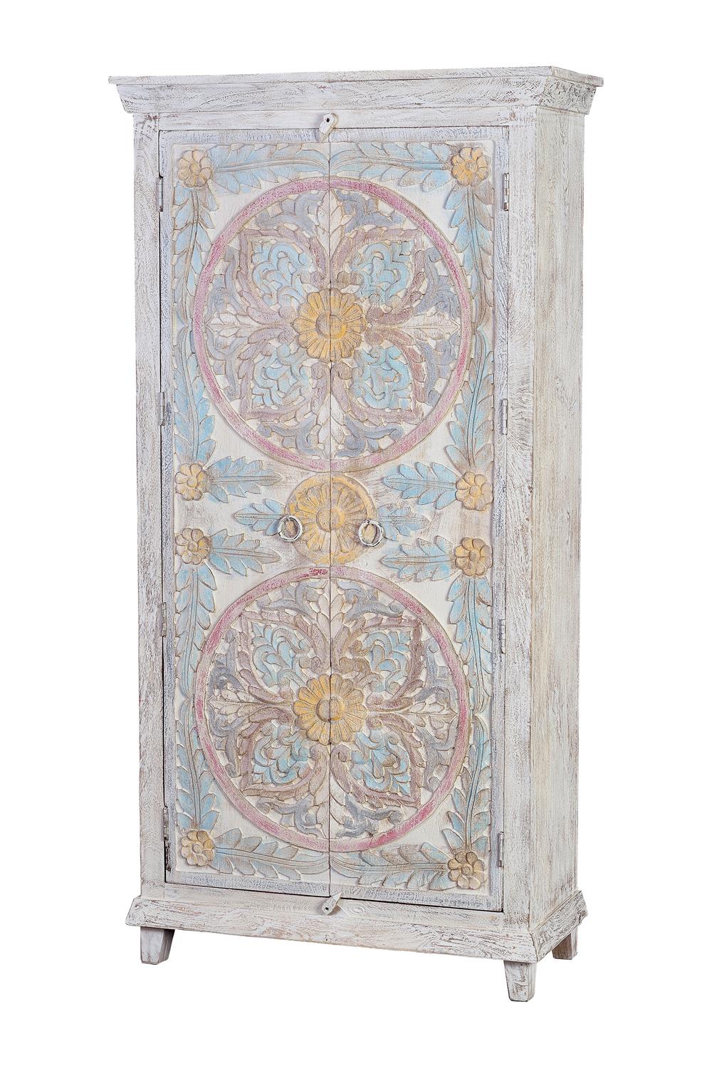 Dulap Clara din Lemn de Mango cu 3 Rafturi Interioare Giner y Colomer