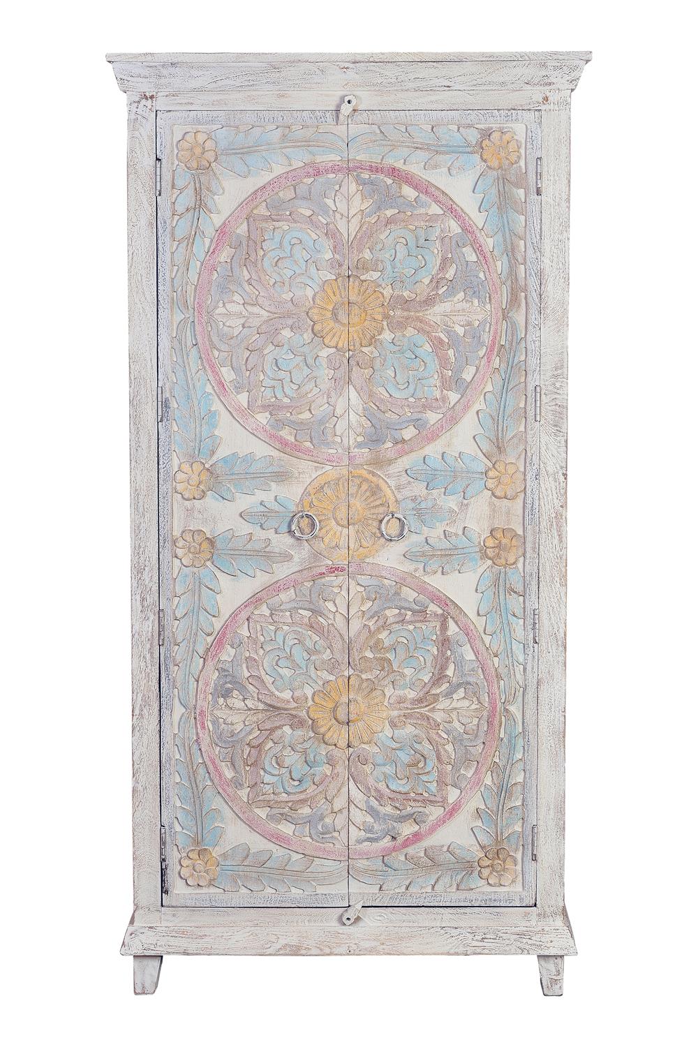 Dulap Clara din Lemn de Mango cu 3 Rafturi Interioare Giner y Colomer