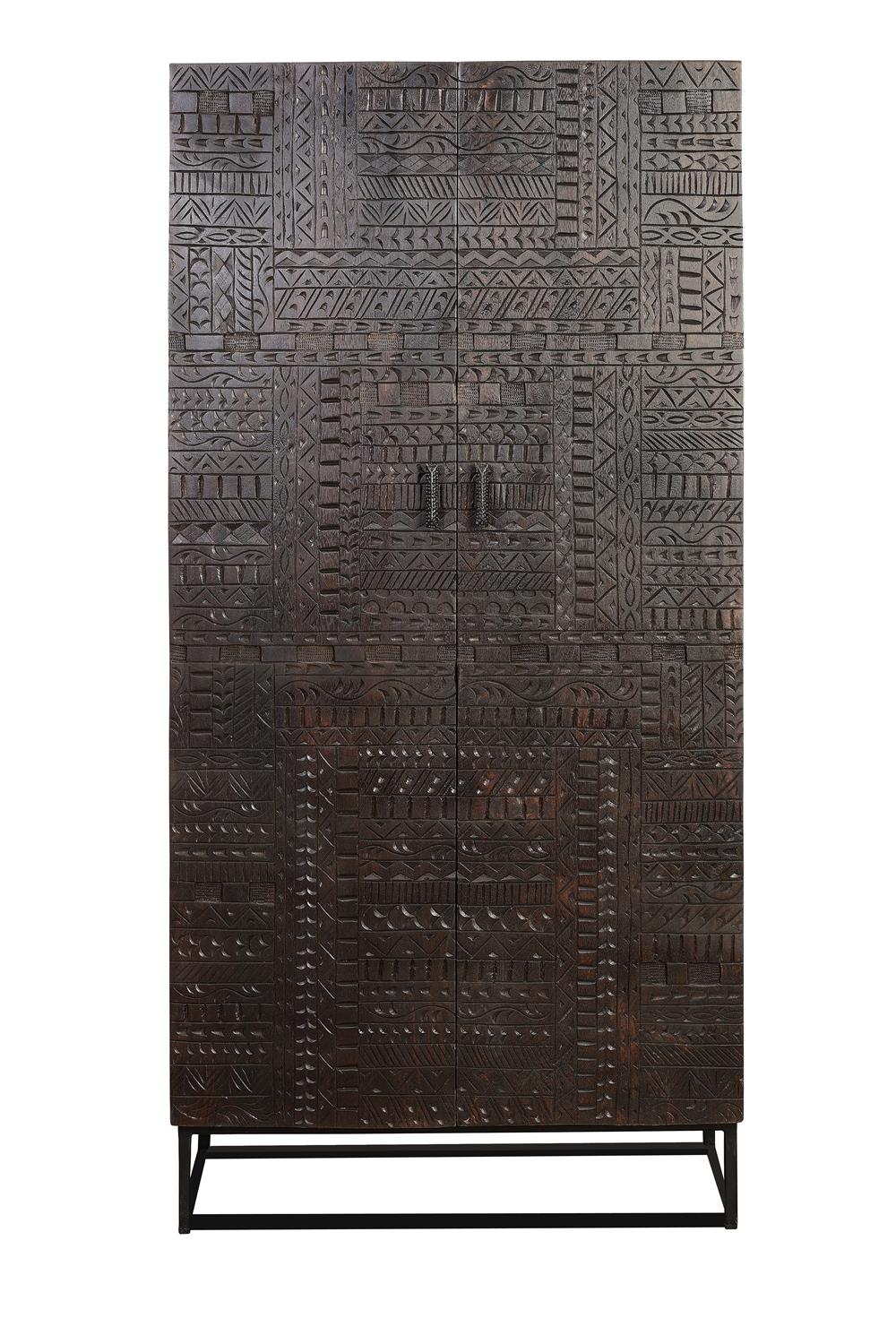 Dulap Gilda din Lemn de Mango cu Baza din Fier Giner y Colomer