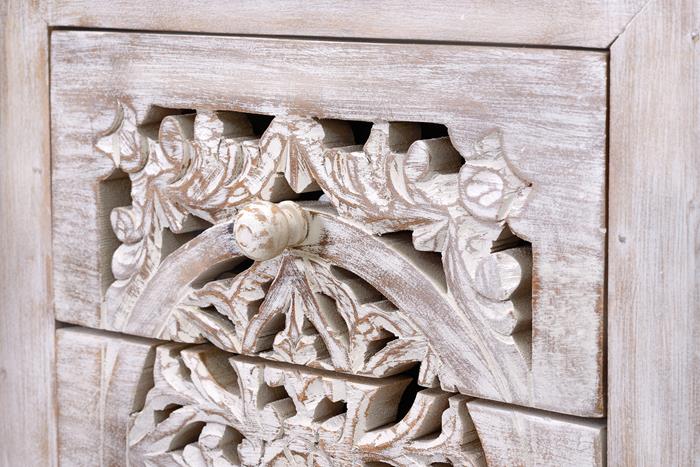 Comoda Sinfonier din Lemn de Mango cu Baza din Fier Giner y Colomer