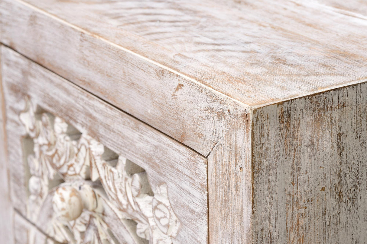 Comoda Sinfonier din Lemn de Mango cu Baza din Fier Giner y Colomer