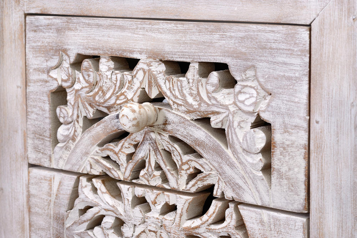 Comoda Sinfonier din Lemn de Mango cu Baza din Fier Giner y Colomer