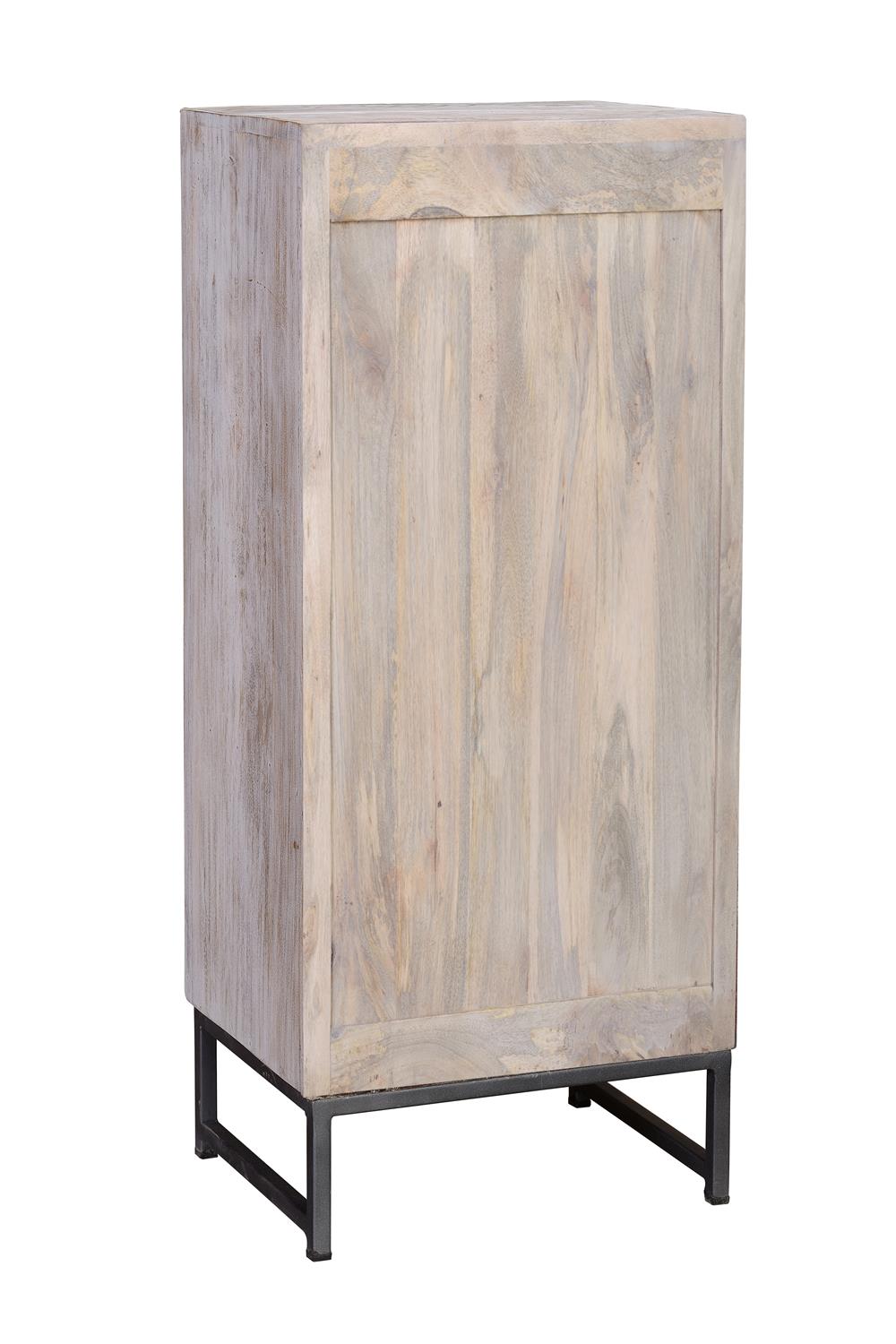 Comoda Sinfonier din Lemn de Mango cu Baza din Fier Giner y Colomer