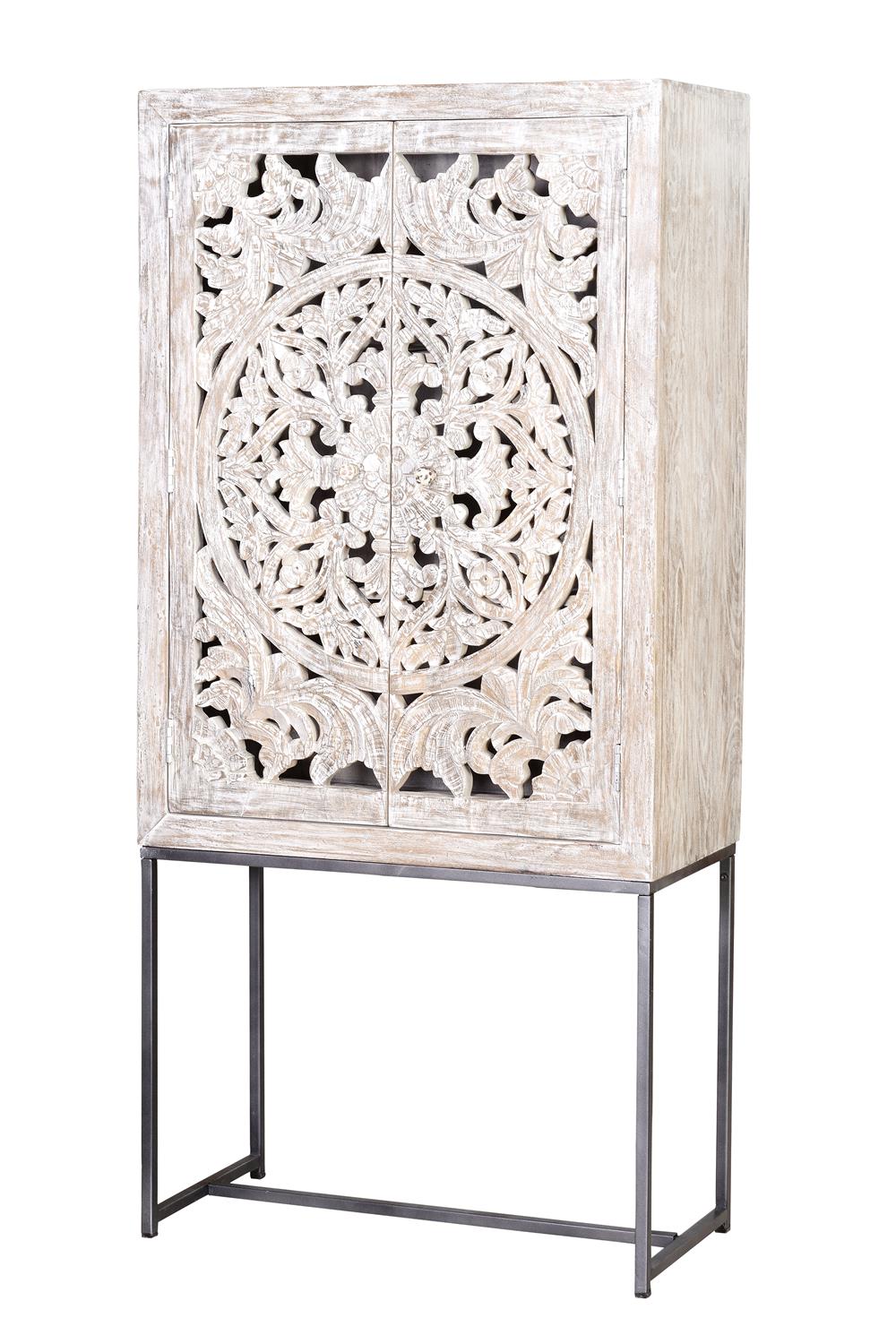 Dulap din Lemn de Mango cu Baza din Fier Giner y Colomer