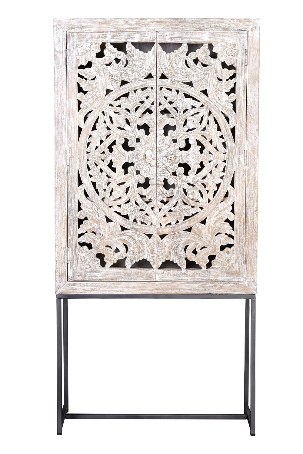 Dulap din Lemn de Mango cu Baza din Fier Giner y Colomer