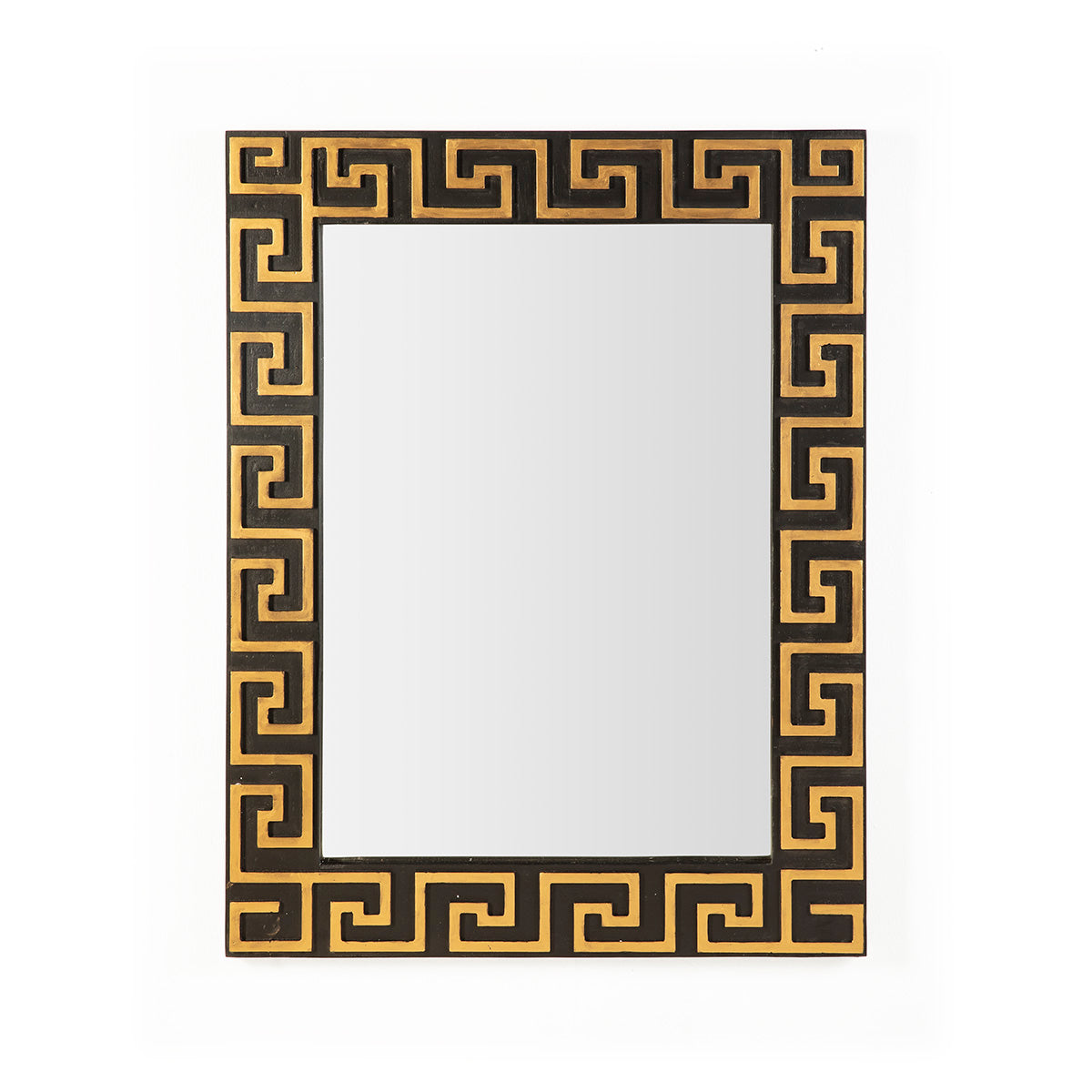 Oglinda din Lemn de Mango cu Accente Aurii Thai Natura