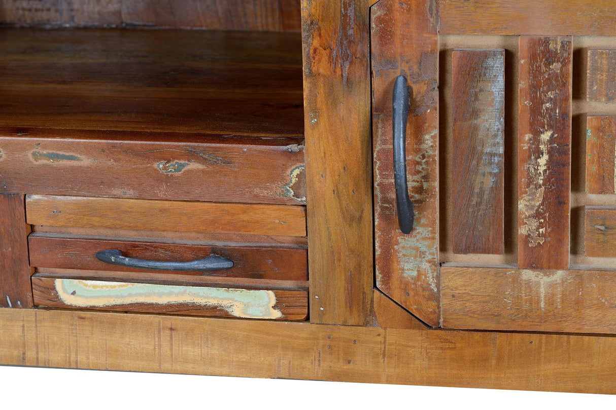 Comoda TV din Lemn Reciclat cu Picioare Metalice Giner y Colomer