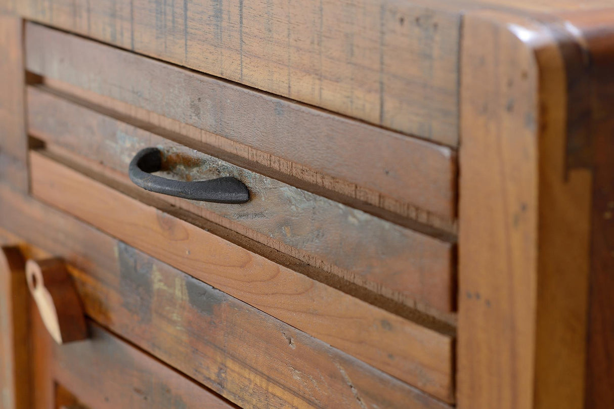 Comoda din Lemn Reciclat cu Picioare Metalice Giner y Colomer