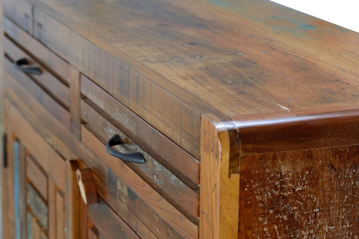 Comoda din Lemn Reciclat cu Picioare Metalice Giner y Colomer