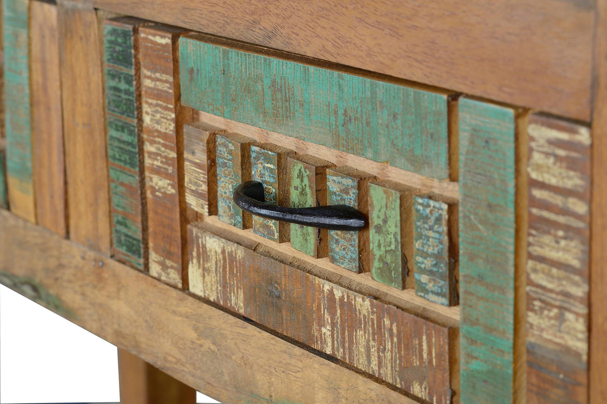 Consola din Lemn Reciclat cu 2 Sertare Giner y Colomer