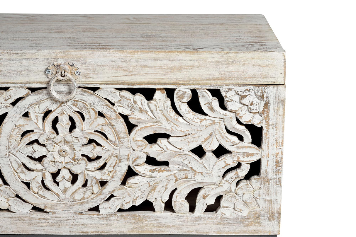 Cufar din Lemn de Mango cu Baza Metalica si Capac Superior Giner y Colomer