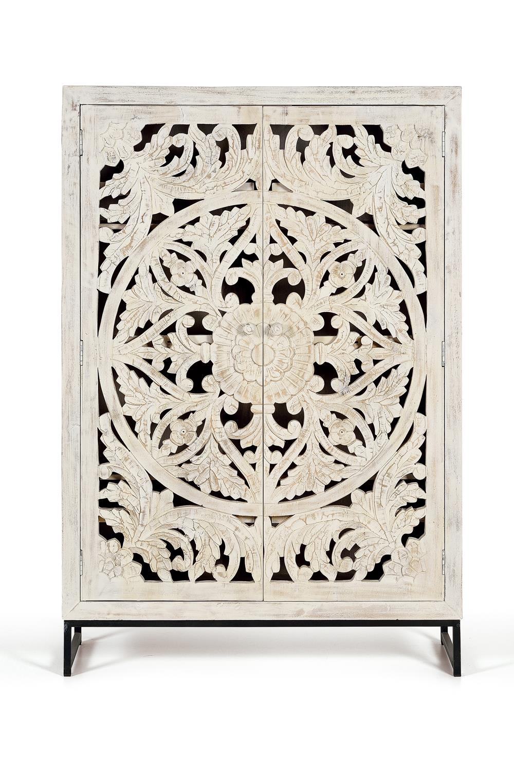 Dulap din Lemn de Mango si Baza Metalica Giner y Colomer