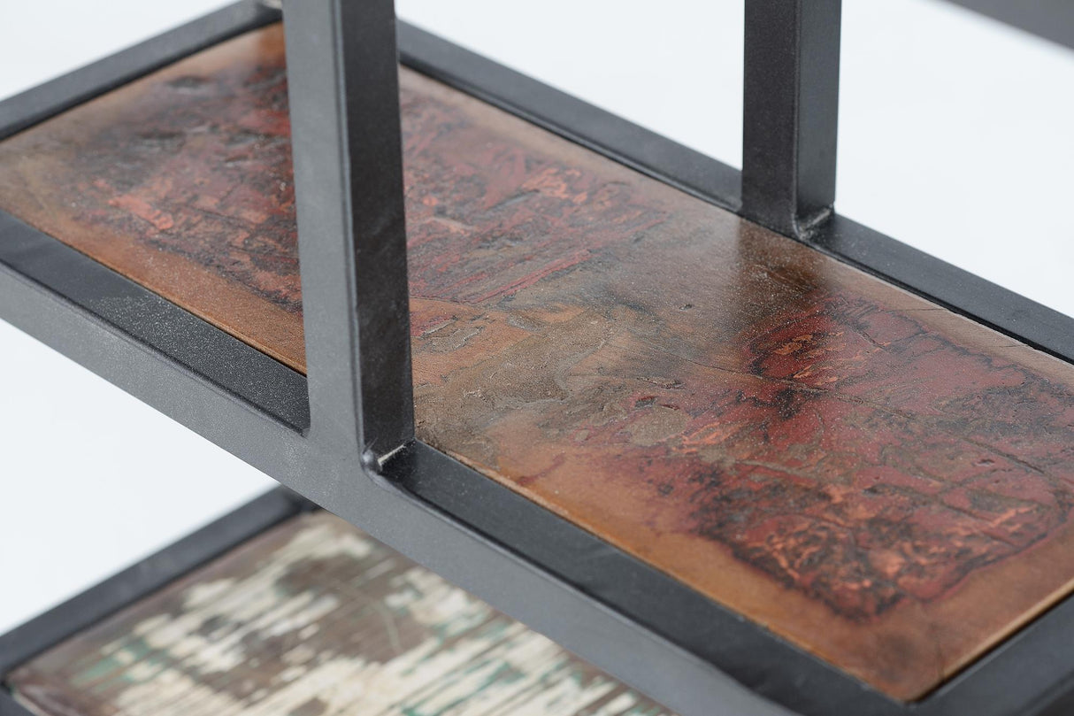 Raft Suspendat din Lemn Reciclat și Metal Giner y Colomer