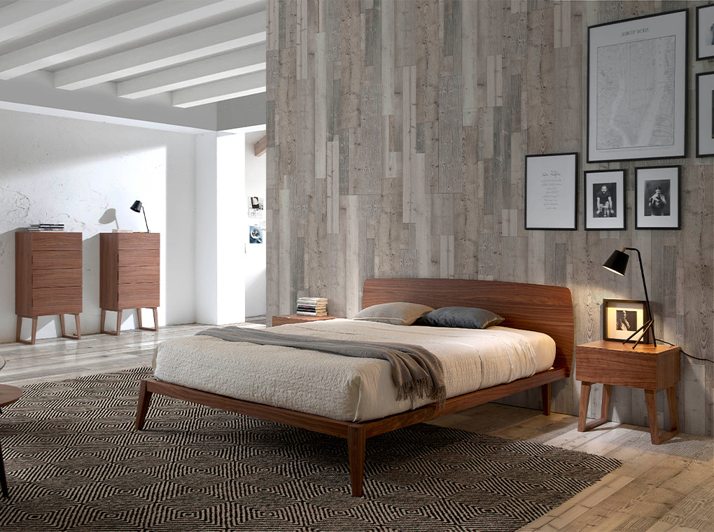 Noptiera din Nuc cu Design Modern Angel Cerda