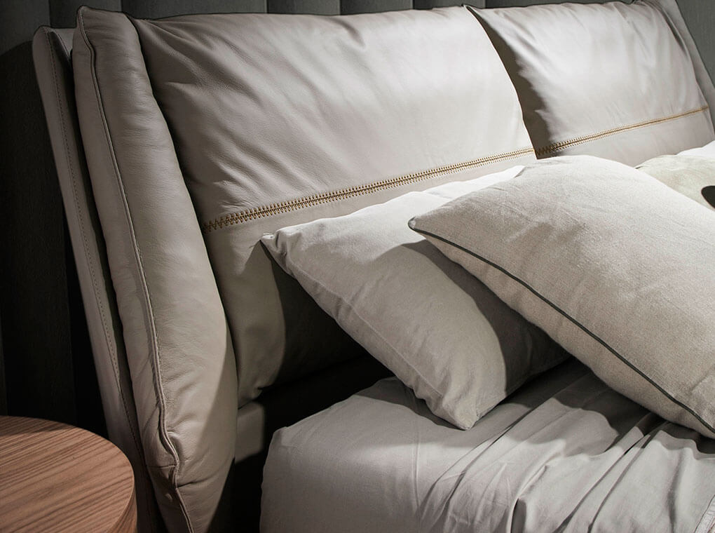 Pat Dublu Tapitat cu Piele Ecologica Angel Cerda