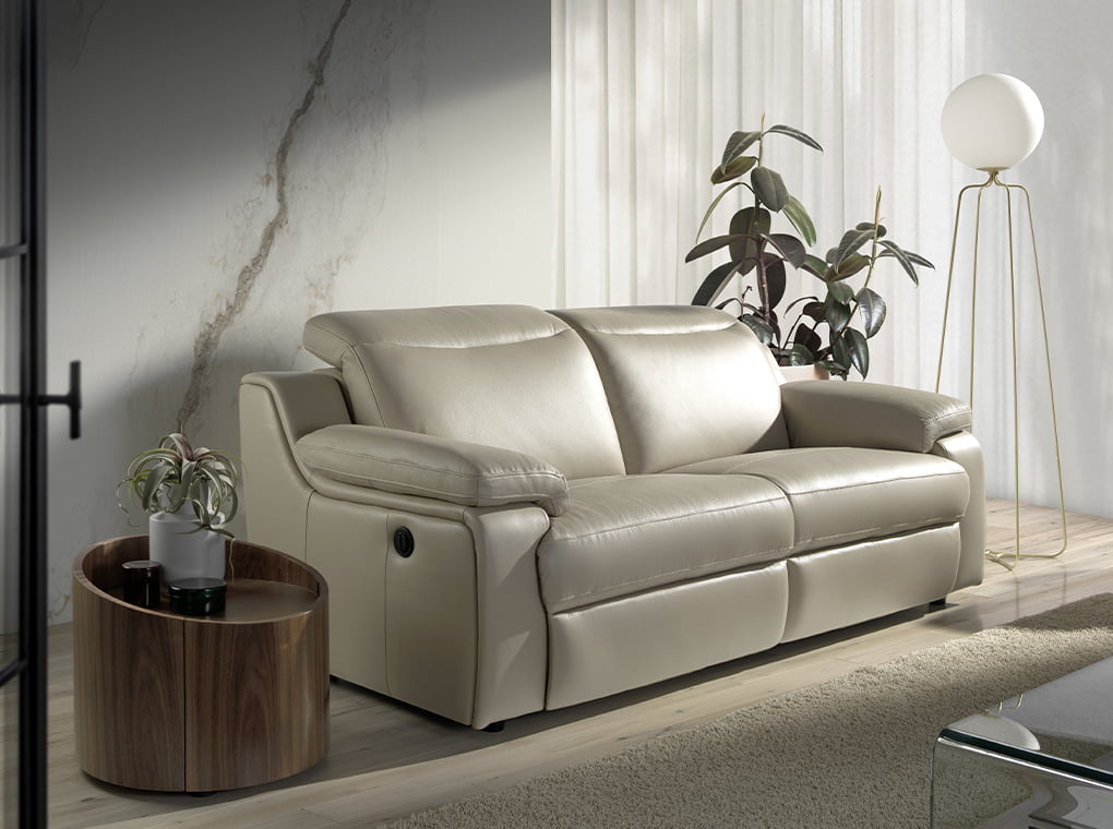 Noptiera Rotunda din Nuc cu Sertar Angel Cerda