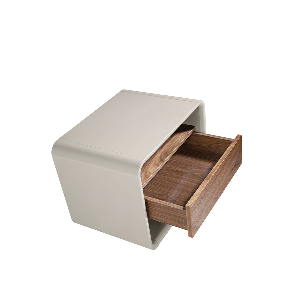 Noptiera din Lemn Lacuit si Nuc Angel Cerda