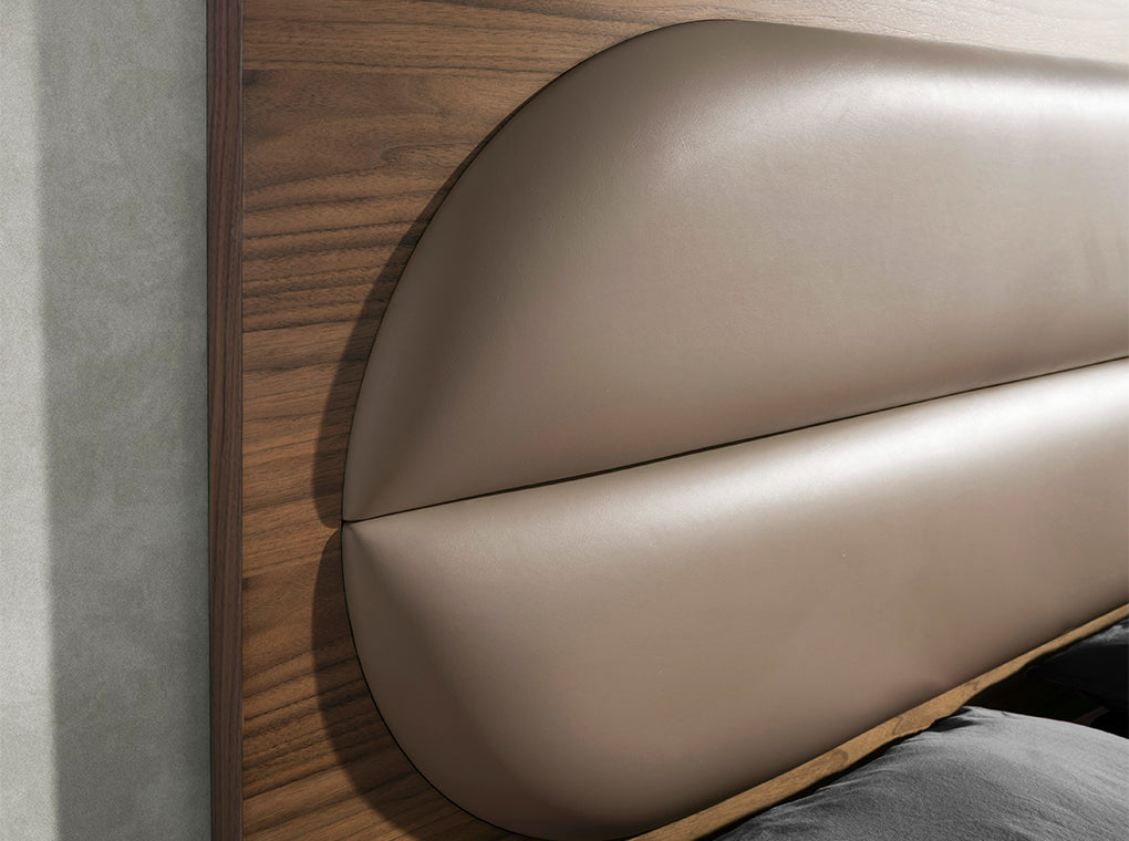 Pat Raldia Dublu din Eco-Piele Nuc si Mink Angel Cerda