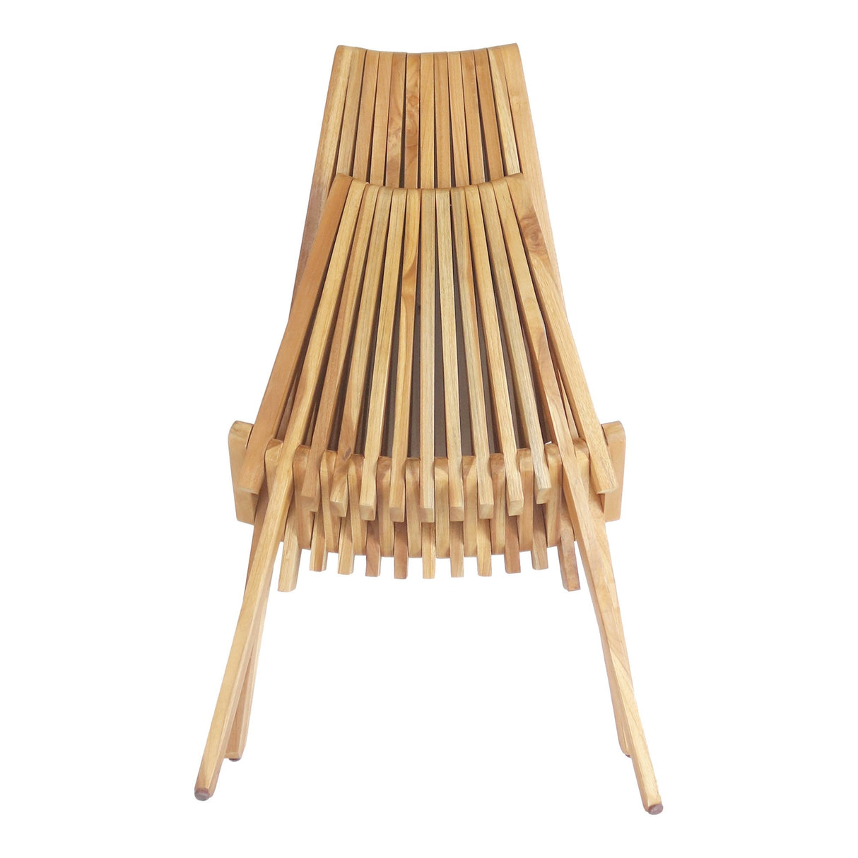 Scaun pliabil Calero din lemn de tec natural House Nordic