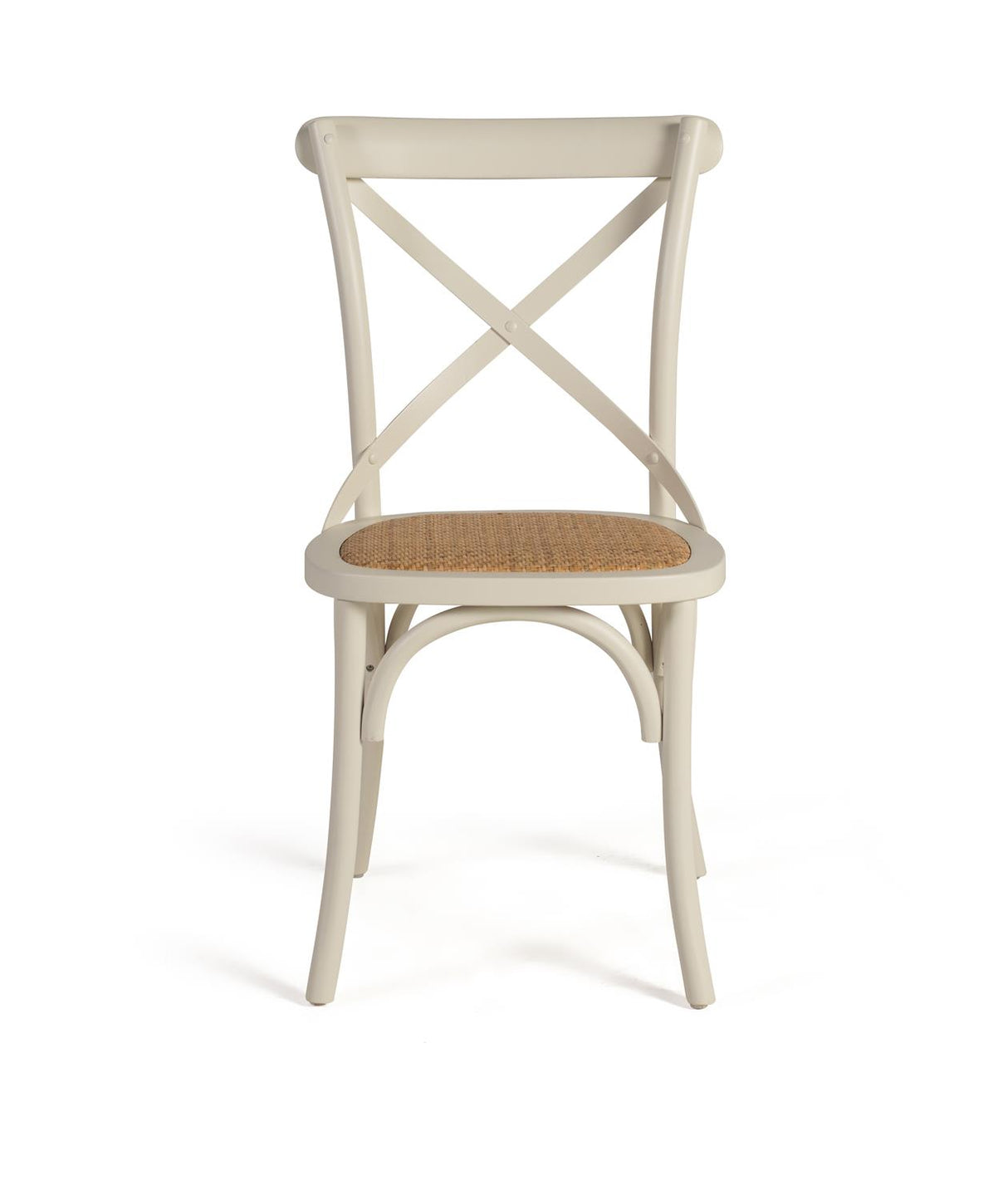 Set de 2 Scaune din Lemn de Ulm cu Spatar in Forma de Cruce Giner y Colomer