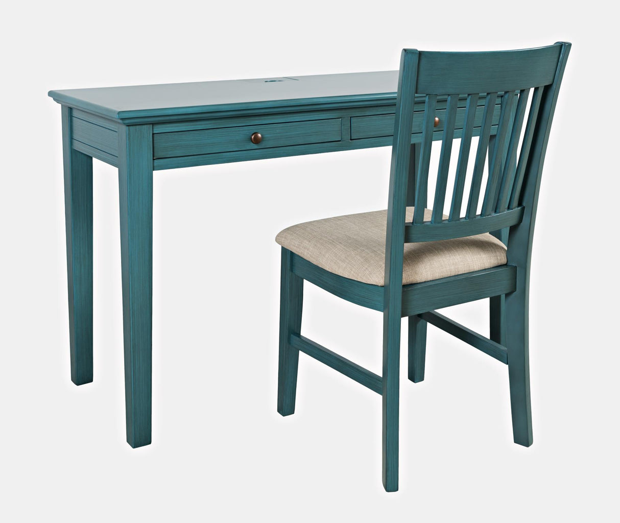 Birou Shabby-Chic cu Sertare si Porturi USB Livin Hill