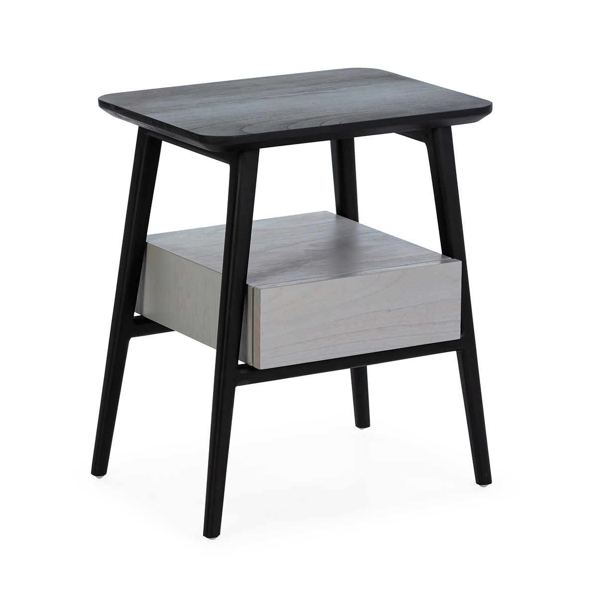 Noptiera din Cedru cu Patina Gri Thai Natura