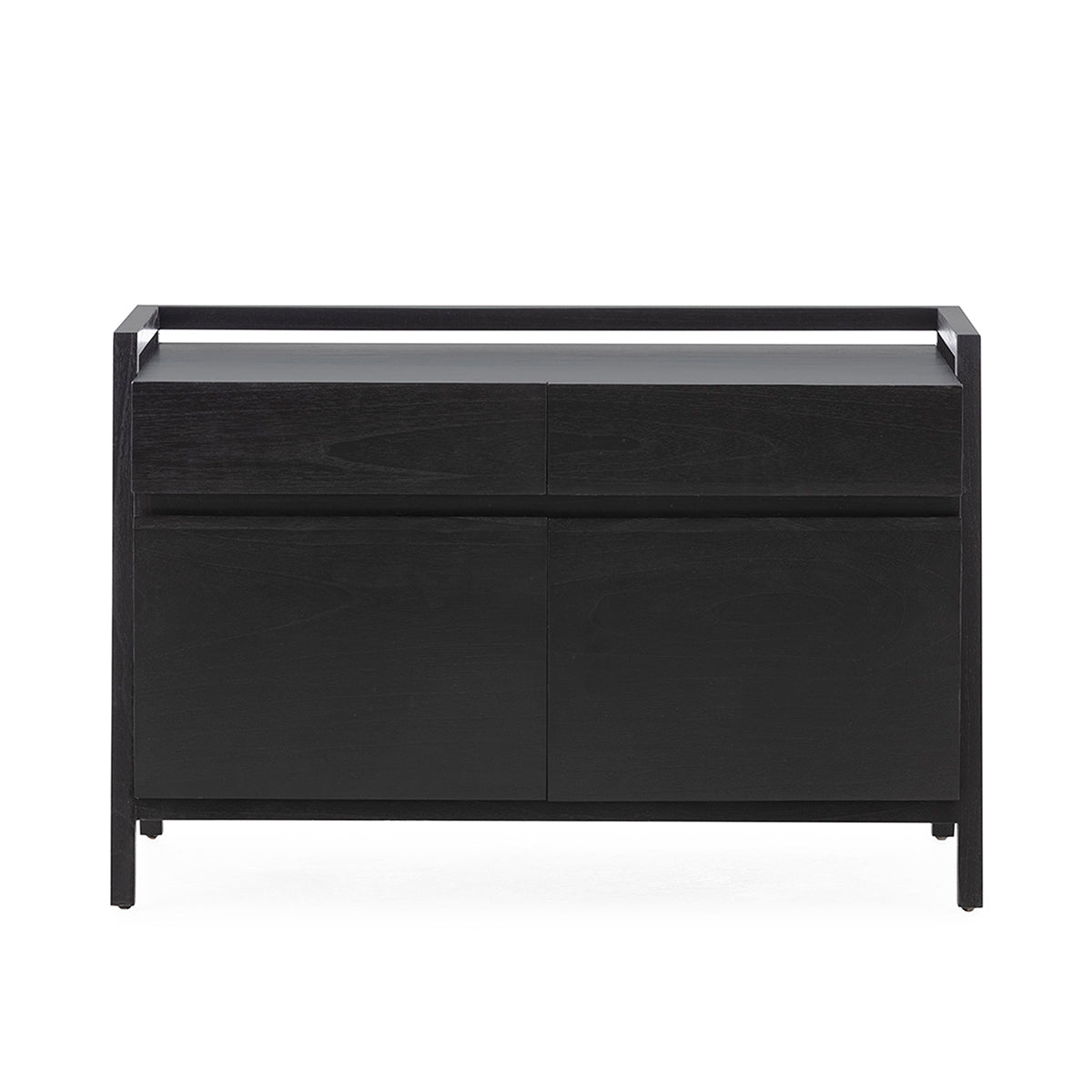 Comoda din Lemn de Cedru cu Finisaj Negru Thai Natura