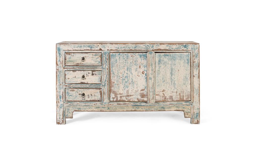 Comoda cu 6 Usi din Lemn de Pin Vechi Giner y Colomer