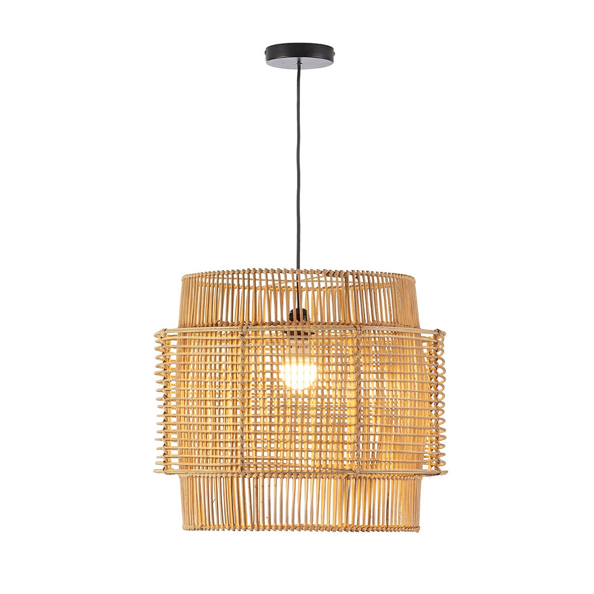 Lustra Metal Ratan Natural Thai Natura