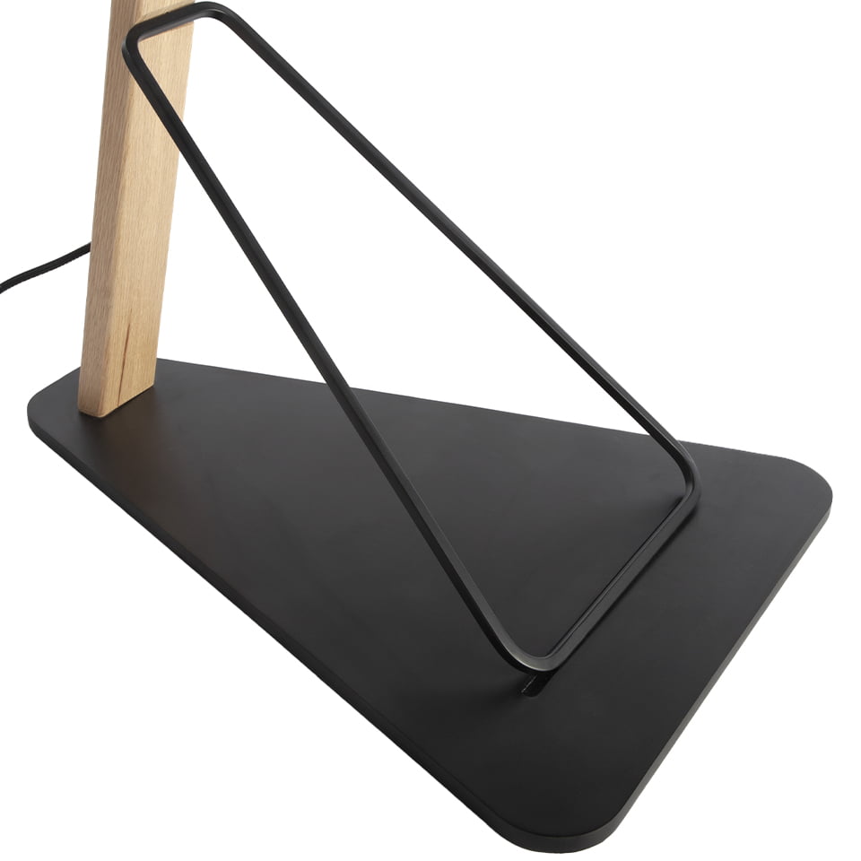 Lampadar din Stejar cu Suport Metalic Angel Cerda