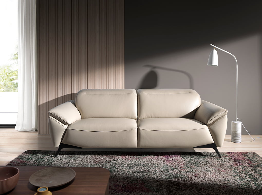 Lampadar din Marmura si Otel Alb cu Abajur Directional Angel Cerda