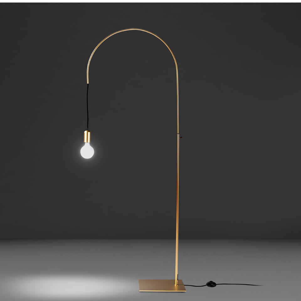 Lampadar Reglabil din Otel Auriu Angel Cerda