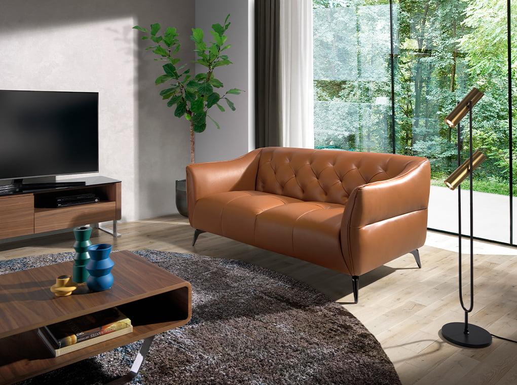 Lampadar de Podea din Otel Aurit si Negru Angel Cerda