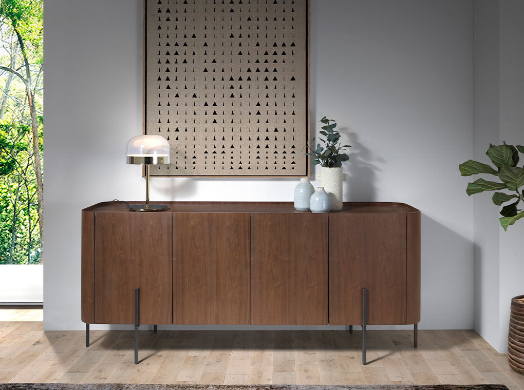 Veioza din Otel si Sticla Transparenta Angel Cerda