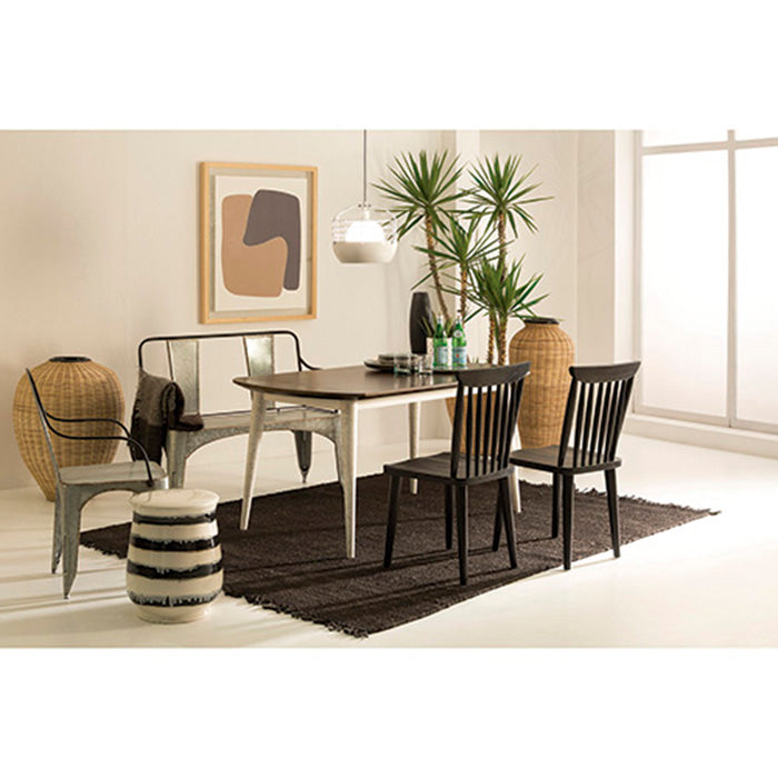 Covor din Iuta Negru Decor Modern Rustic Thai Natura