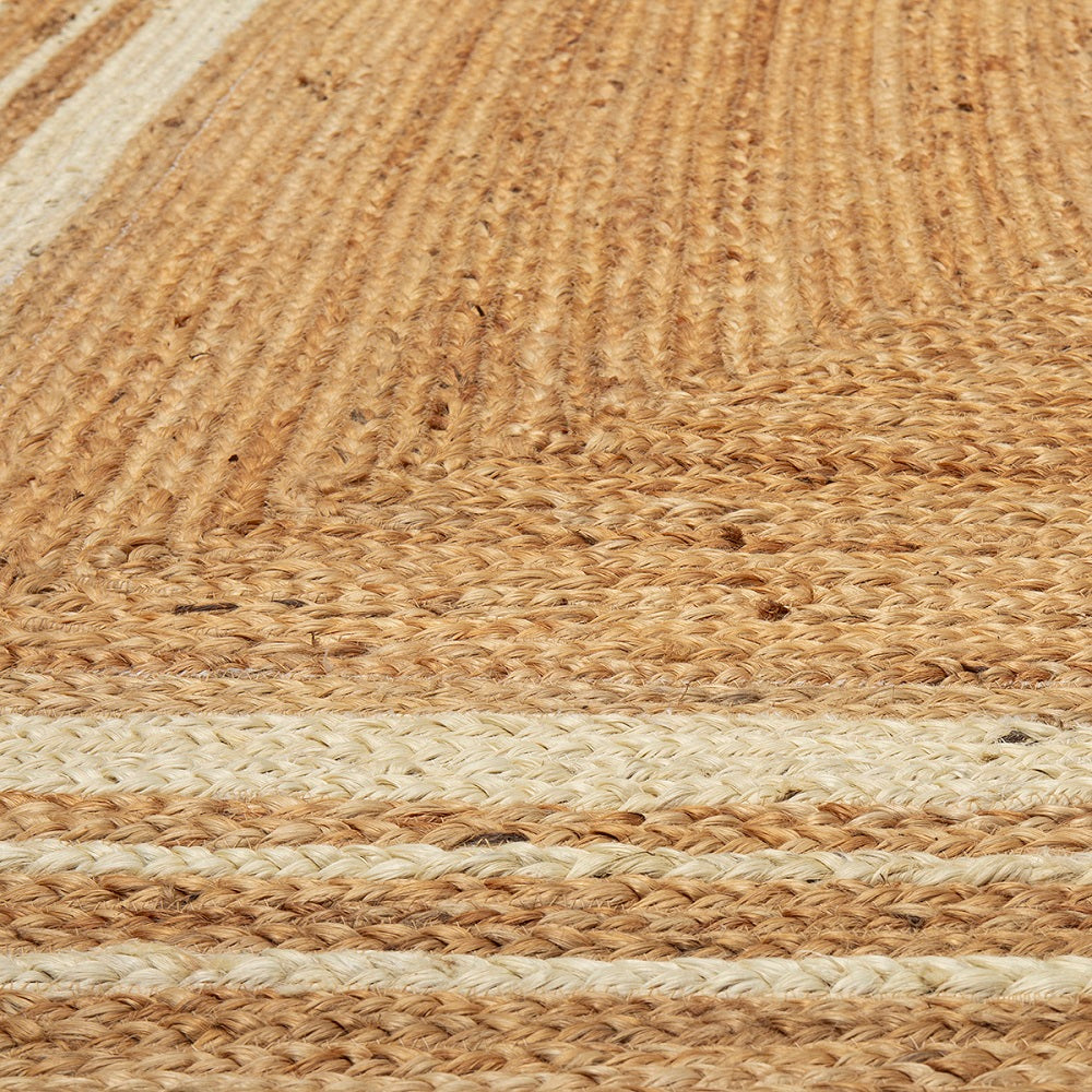 Covor din Iuta Naturala Alba 150x200 Thai Natura