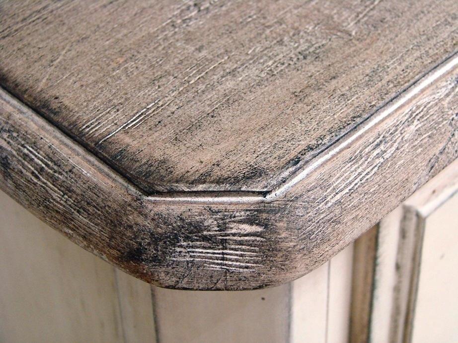 Consola Provence cu Picioare Tocate si Manere Bronz Livin Hill