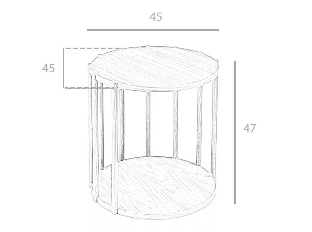 Masa de Cafea din Nuc Angel Cerda