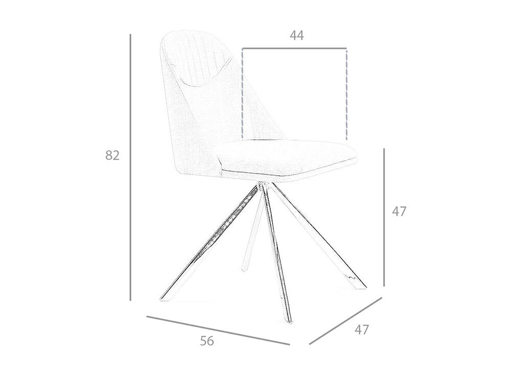 Scaun Pivotant Dalia cu Design Modern Angel Cerda