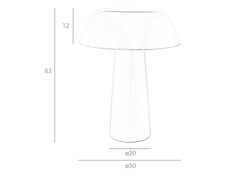 Veioza din Otel Negru Angel Cerda