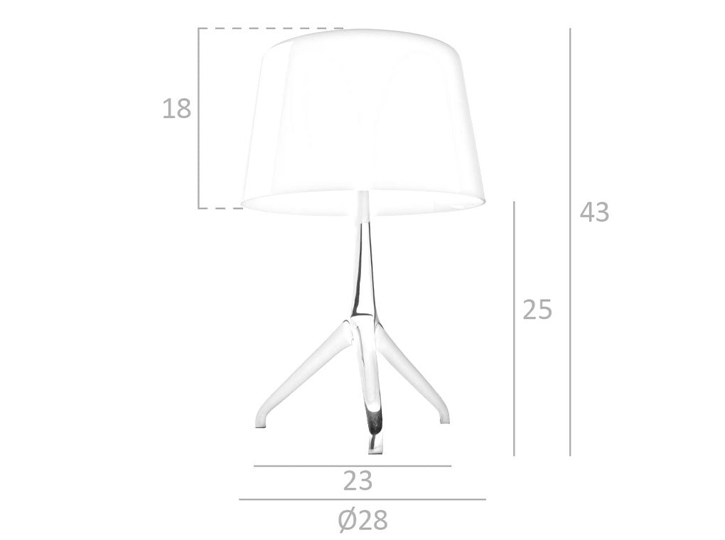 Veioza din Otel Aurit si Sticla Alba Angel Cerda