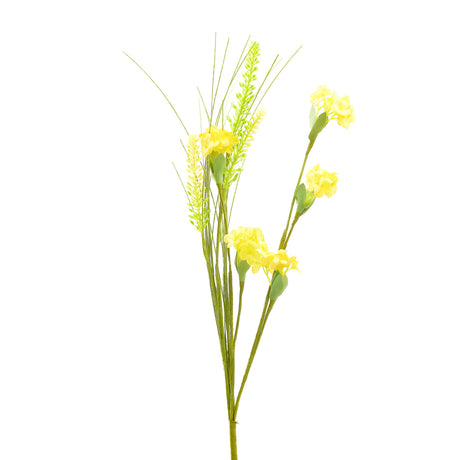 Floare Artificiala Meadow Galbena de 53 cm