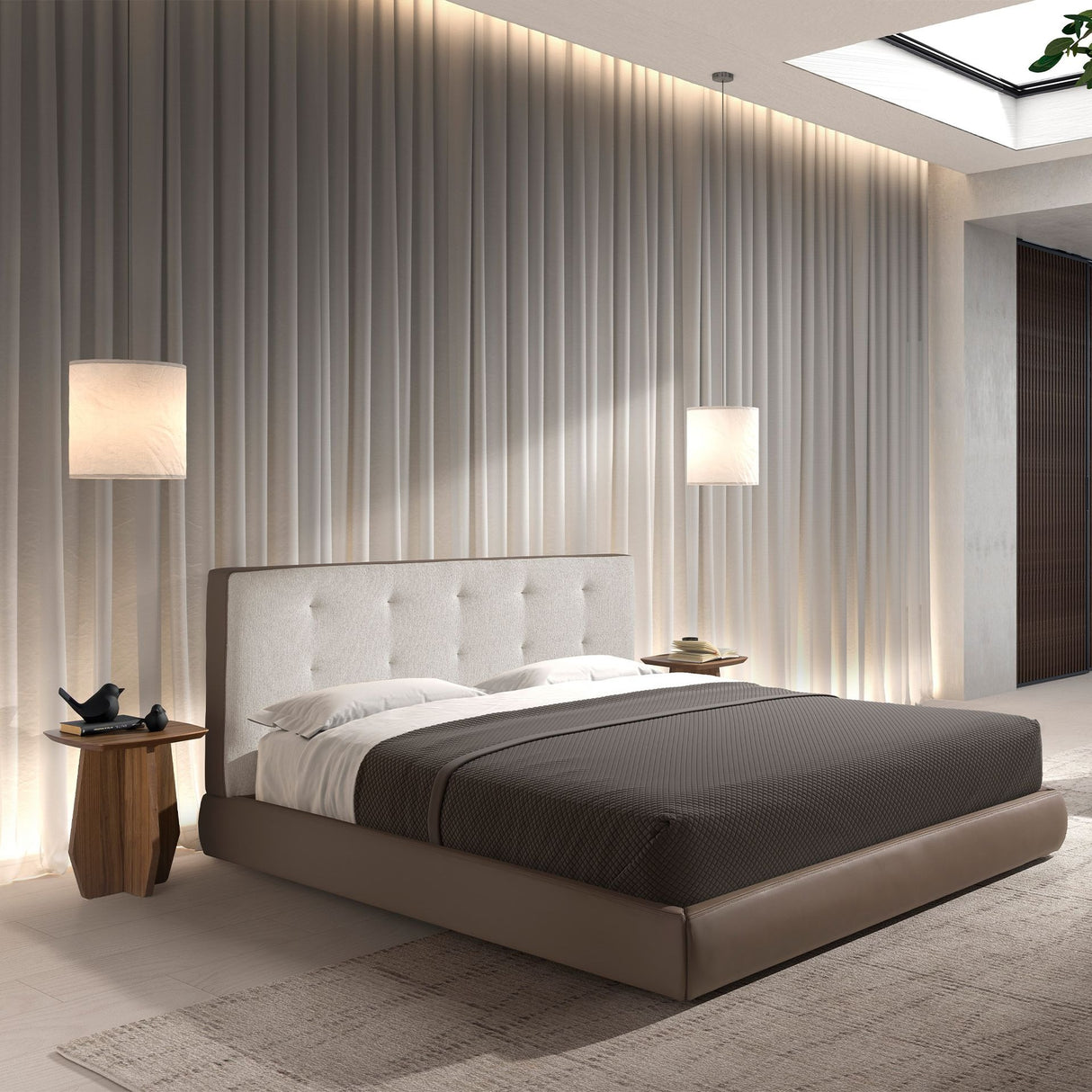 Pat din Piele Eco Maro 180x200cm 7174 Angel Cerda