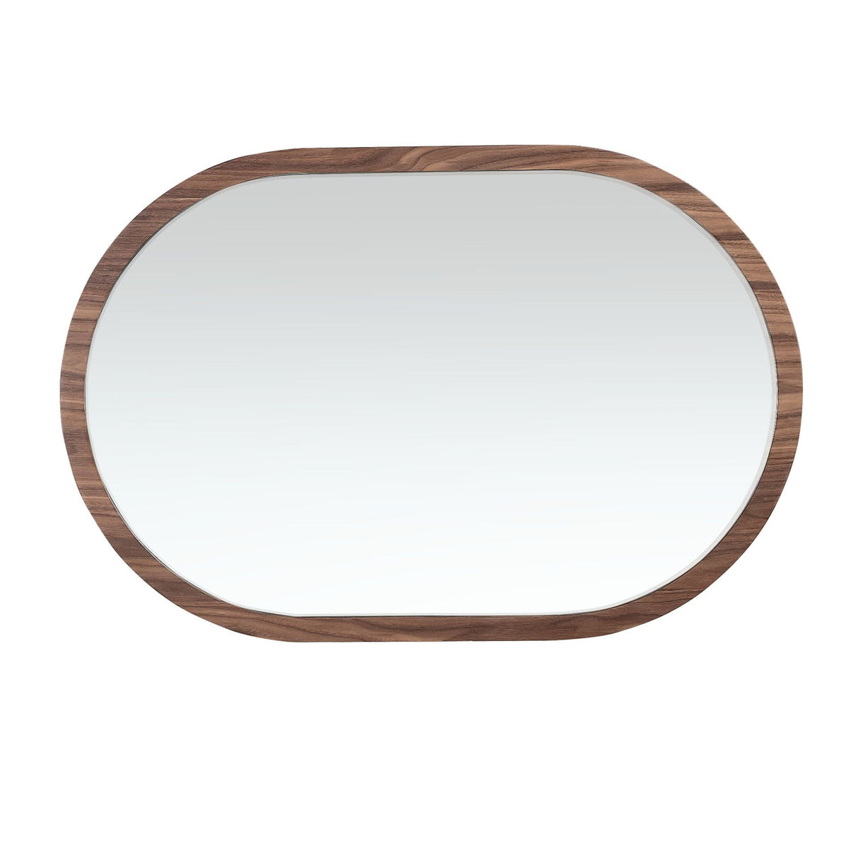 Oglindă de perete semi-ovală din nuc natural Ø120x80 cm 3295 Angel Cerdá