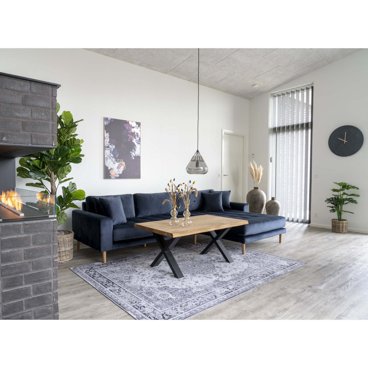 Canapea Lido Lounge Albastru Inchis House Nordic
