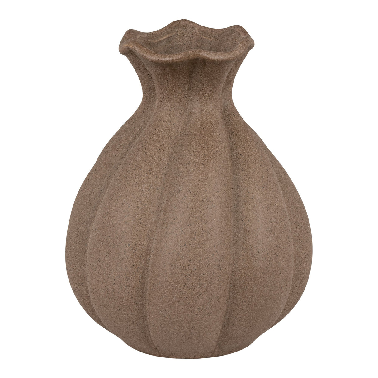 Vas ceramic maro 14,5x18,5 cm House Nordic