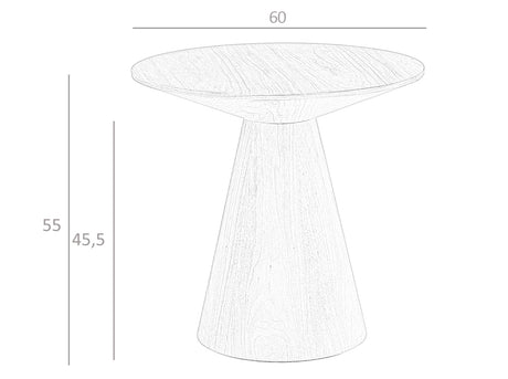 Masa de Cafea din Nuc cu Design Modern Angel Cerda