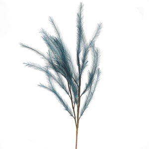 Floare Artificiala Canne Albastru Inchis 100 cm