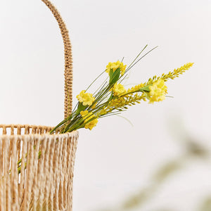 Floare Artificiala Meadow Galbena de 53 cm